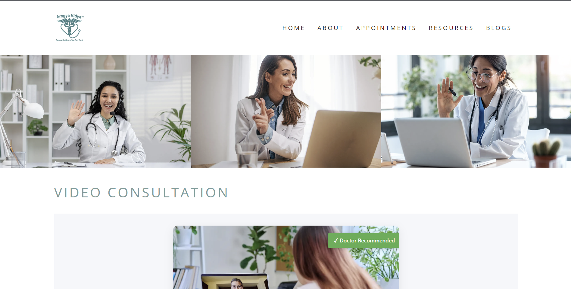 Patient Dashboard View