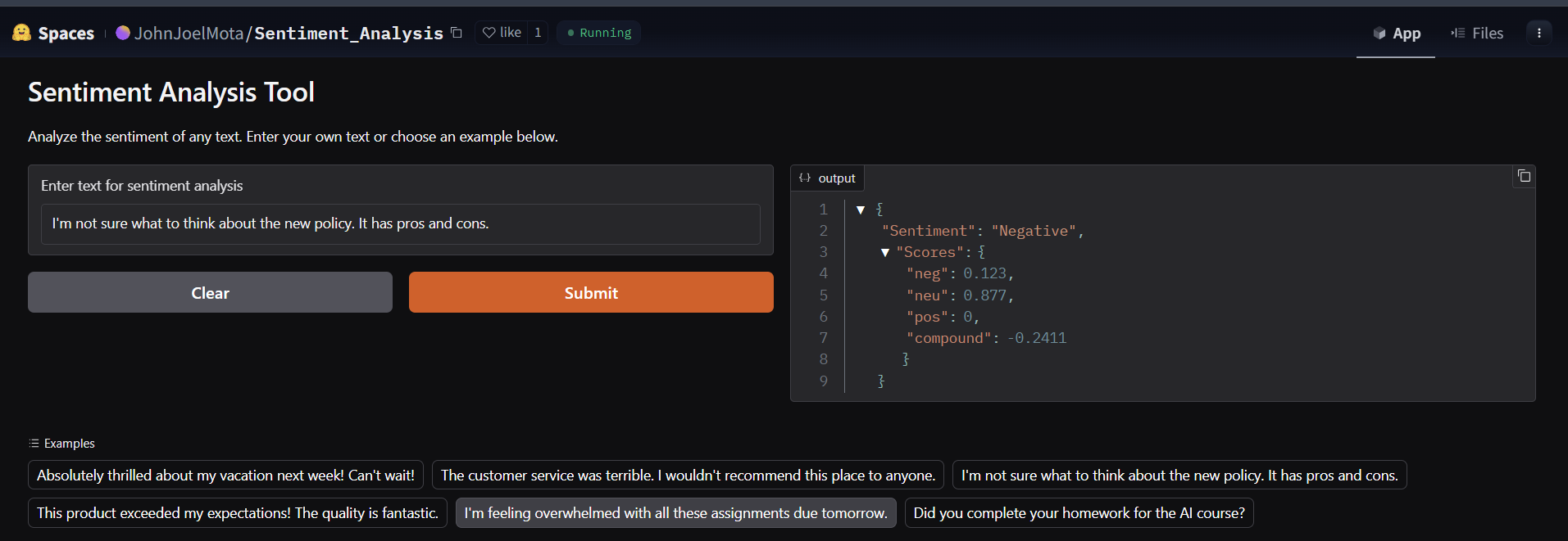 Negative Sentiment Detection